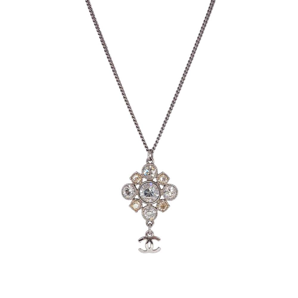 Chanel Rhinestone Coco Mark Necklace #355252F72B
